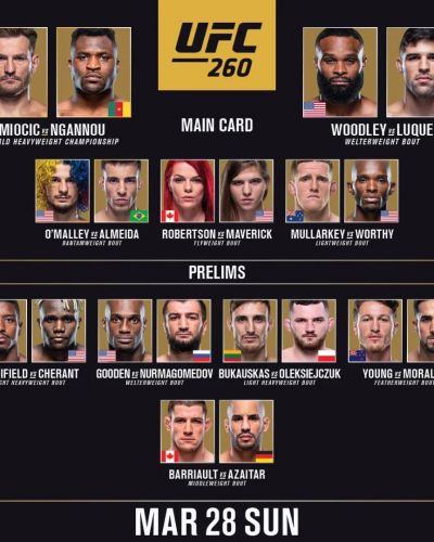 ΰط | UFC260ǰհ